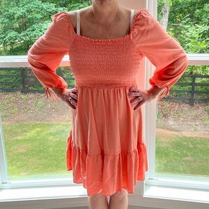 Coral Lauren Conrad dress